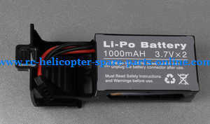 UDI RC U842 U842-1 U842 WIFI U818S U818SW quadcopter spare parts todayrc toys listing battery + case set (Black)
