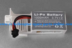UDI RC U842 U842-1 U842 WIFI U818S U818SW quadcopter spare parts todayrc toys listing battery + case set (White)