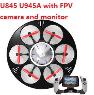 UDI U845 U945A U945 RC Quadcopter with 5.8G FPV camera and monitor