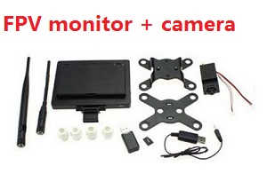 Wltoys WL V393 quadcopter spare parts todayrc toys listing FPV monitor + camera