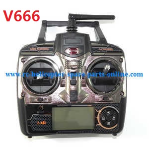 Wltoys WL V656 V666 quadcopter spare parts todayrc toys listing remote controller transmitter (V666)