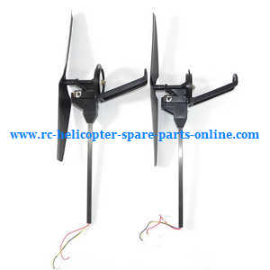 Wltoys WL V656 V666 quadcopter spare parts todayrc toys listing Black blades side bar and motor set (Forward and Reverse)