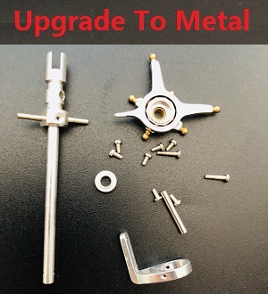Wltoys WL V911 V911-1 V911-2 RC helicopter spare parts todayrc toys listing Upgraded metal parts package set (Silver)