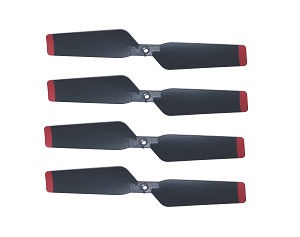 Wltoys XK V912-A RC Helicopter spare parts todayrc toys listing tail blade (Black-Red) 4pcs