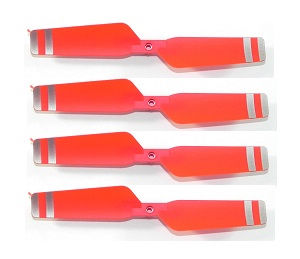 Wltoys XK V912-A RC Helicopter spare parts todayrc toys listing tail blade (Red) 4pcs