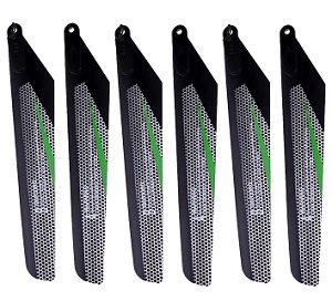 Wltoys XK V912-A RC Helicopter spare parts todayrc toys listing main blades (Black-Green) 3sets