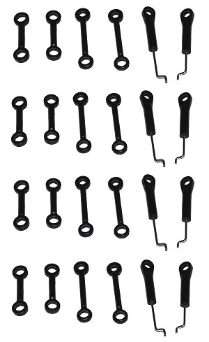 Wltoys V913-A XKS WL Tech XK V913-A RC Helicopter spare parts connect buckle set 4sets - Click Image to Close