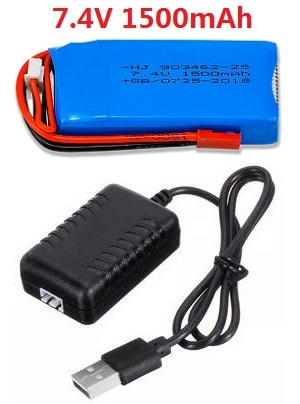 Wltoys V913-A XKS WL Tech XK V913-A RC Helicopter spare parts 7.4v 1500mAh battery and USB charger wire - Click Image to Close