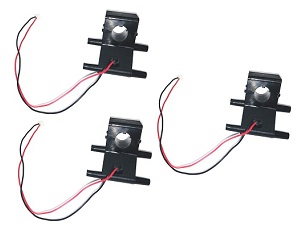 Wltoys V913-A XKS WL Tech XK V913-A RC Helicopter spare parts tail tube fixed set with LED 3pcs