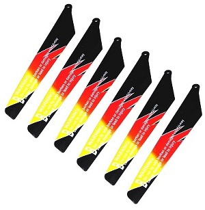 Wltoys V913-A XKS WL Tech XK V913-A RC Helicopter spare parts main blades propellers Orangne 3sets