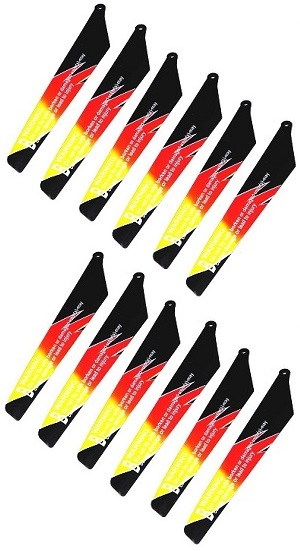 Wltoys V913-A XKS WL Tech XK V913-A RC Helicopter spare parts main blades propellers Orangne 6sets