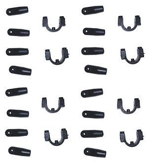 Wltoys V913-A XKS WL Tech XK V913-A RC Helicopter spare parts fixed set of tail support bar and decorative set 4sets - Click Image to Close