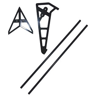 Wltoys V913-A XKS WL Tech XK V913-A RC Helicopter spare parts tail support bar and decorative set