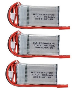 Wltoys XK V915-A RC Helicopter spare parts todayrc toys listing 7.4V 850mAh battery 3pcs