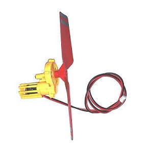 Wltoys JJRC WL V915 RC helicopter spare parts todayrc toys listing tail motor + tail motor deck (Yellow) + tail blade + tail blade (Red)