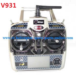 Wltoys WL V931 XK K123 AS350 RC helicopter spare parts todayrc toys listing remote controller transmitter (V931)
