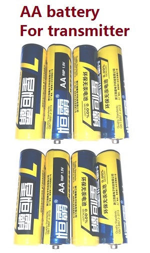 Hisky HCP80 FBL80 MCPX RC Helicopter spare parts AA battery for transmitter 8pcs