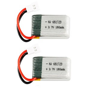 Hisky HCP80 FBL80 MCPX RC Helicopter spare parts 3.7V 180mAh battery 2pcs