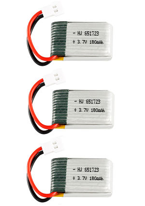 Hisky HCP80 FBL80 MCPX RC Helicopter spare parts 3.7V 180mAh battery 3pcs