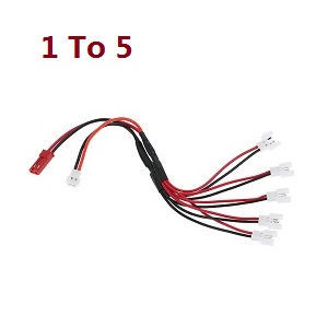 Hisky HCP80 FBL80 MCPX RC Helicopter spare parts 1 to 5 charger wire