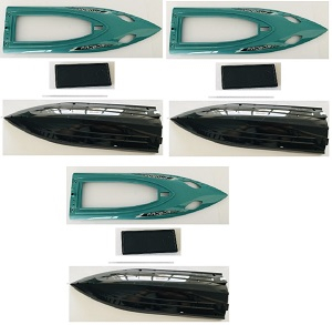Wltoys XK WL911-A RC Boat Ship Proboat spare parts upper and lower ship cover set 3sets
