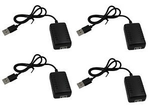 Wltoys XK WL911-A RC Boat Ship Proboat spare parts USB charger wire 4pcs