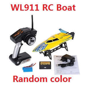 Wltoys WL WL911 RC Speed Boat (Random color)