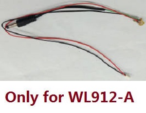 Wltoys WL912-A W-12 RC Boat spare parts todayrc toys listing on/off wire in watter