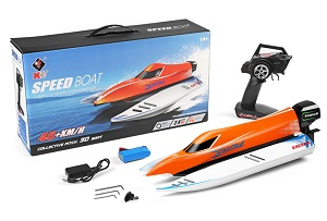 Wltoys WL915-A RC speed boat with 1 battery Orange