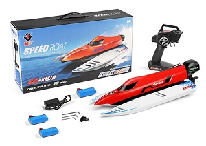 Wltoys WL915-A RC speed boat with 3 battery Red