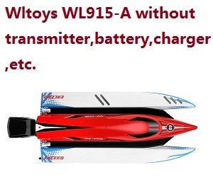 Wltoys WL915-A RC Boat without transmitter, battery, charger, etc. Red