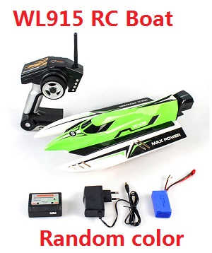 Wltoys WL WL915 RC Speed Boat (Random color)