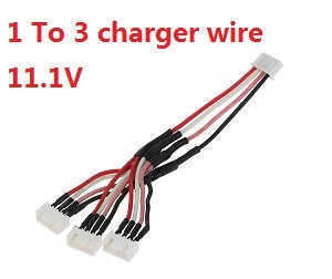 Wltoys XK WL916 WL916-A RC Boat spare parts 1 to 3 charger wire 11.1V