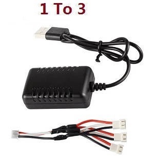 Wltoys XK WL917 RC Boat spare parts 1 to 3 charger wire and USB wire