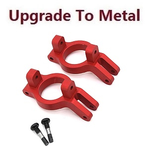 Wltoys 104016 104018 XKS WL Tech XK RC car vehicle spare parts upgrade to metal door type seat Red