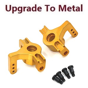 Wltoys 104016 104018 XKS WL Tech XK RC car vehicle spare parts upgrade to metal steering cup seat Gold