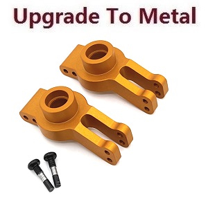 Wltoys 104016 104018 XKS WL Tech XK RC car vehicle spare parts upgrade to metal rear wheel seat Gold