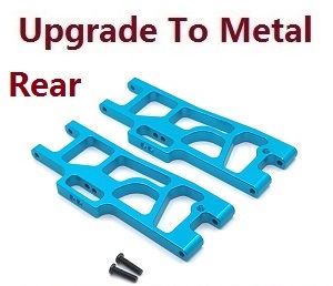 Wltoys 104016 104018 XKS WL Tech XK RC car vehicle spare parts upgrade to metal rear lower swing arm Blue Wltoys 104016 104018 XKS WL Tech XK RC car vehicle spare parts upgrade to metal rear lower swing arm Blue
