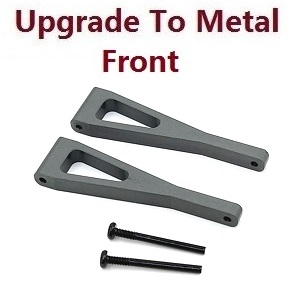 Wltoys 104016 104018 XKS WL Tech XK RC car vehicle spare parts upgarde to metal bigfoot front upper swing arm Titanium color