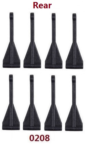 Wltoys 104016 104018 XKS WL Tech XK RC car vehicle spare parts bigfoot rear upper swing arm 0208 4sets Wltoys 104016 104018 XKS WL Tech XK RC car vehicle spare parts bigfoot rear upper swing arm 0208 4sets