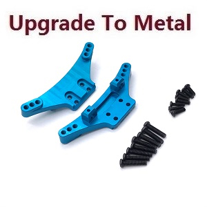Wltoys 104016 104018 XKS WL Tech XK RC car vehicle spare parts upgrade to metal shock absorber board components Blue Wltoys 104016 104018 XKS WL Tech XK RC car vehicle spare parts upgrade to metal shock absorber board components Blue