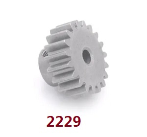 Wltoys 104016 104018 XKS WL Tech XK RC car vehicle spare parts 19T motor tooth gear components 2229