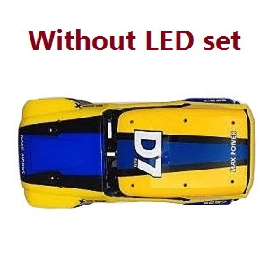 Wltoys 104016 104018 XKS WL Tech XK RC car vehicle spare parts car shell group without LED Yellow