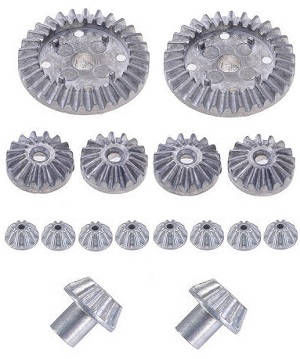 Wltoys 124008 XKS WL XK 124008 RC Car Vehicle spare parts total differential gears group 2sets