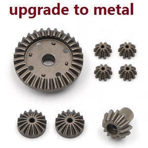 Wltoys 124008 XKS WL XK 124008 RC Car Vehicle spare parts total differential gears group Wltoys 124008 XKS WL XK 124008 RC Car Vehicle spare parts total differential gears group