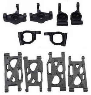 Wltoys 124008 XKS WL XK 124008 RC Car Vehicle spare parts front and rear arms + front and rear seat + C bock component Wltoys 124008 XKS WL XK 124008 RC Car Vehicle spare parts front and rear arms + front and rear seat + C bock component