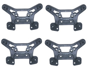 Wltoys 124010 XKS WL Tech XK 124010 RC Car Vehicle spare parts rear shock absorber plate assembly 4pcs - Click Image to Close