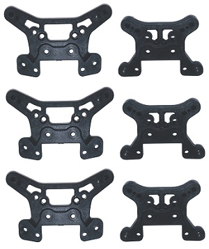 Wltoys 124010 XKS WL Tech XK 124010 RC Car Vehicle spare parts front and rear shock absorber plate assembly 3sets