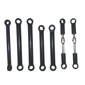 Wltoys 124010 XKS WL Tech XK 124010 RC Car Vehicle spare parts tie rod group and long pull bar assembly