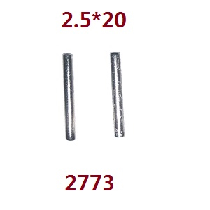 Wltoys 124008 XKS WL XK 124008 RC Car Vehicle spare parts 2.5*20 optic axis 1337 2773 Wltoys 124008 XKS WL XK 124008 RC Car Vehicle spare parts 2.5*20 optic axis 1337 2773